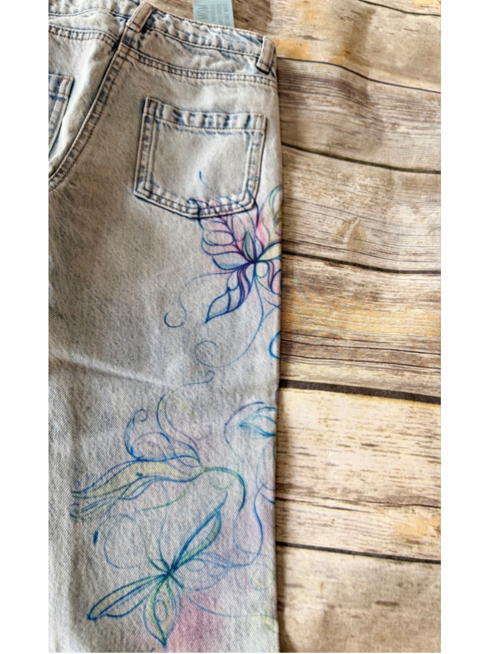 NWT MOM JEANS-SIZE 6 - Picture 7 of 8